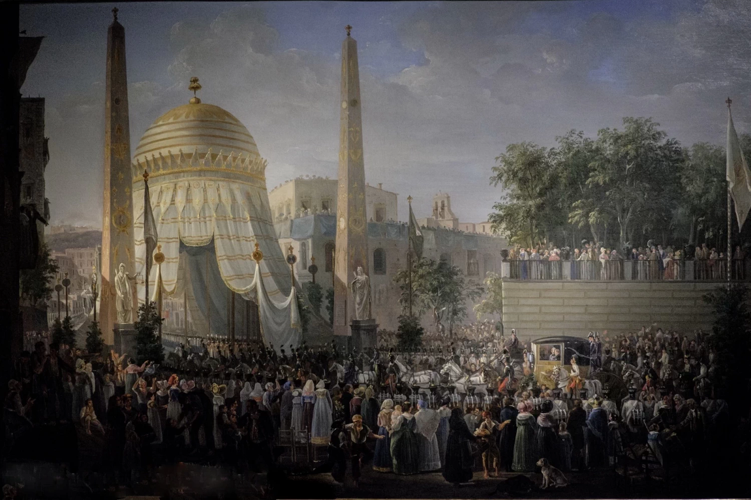Ritorno a Napoli di Ferdinando I di Borbone nel 1815 - Reggia di Caserta